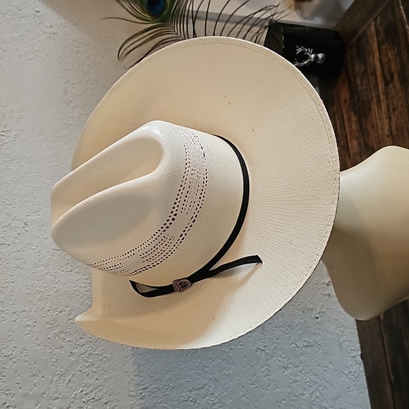 Justin off-white Western Hat - Picture 5 of 10